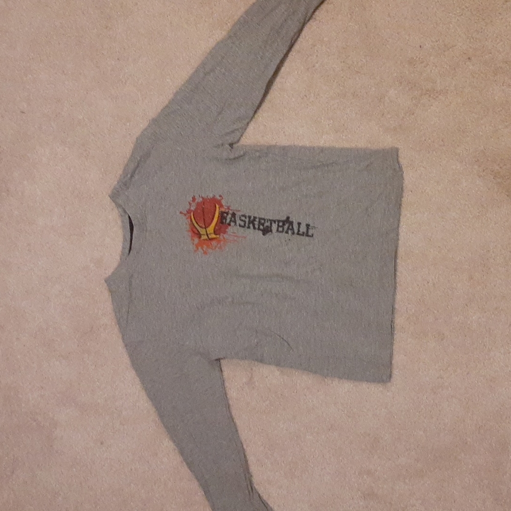 Grey basketball tshirt